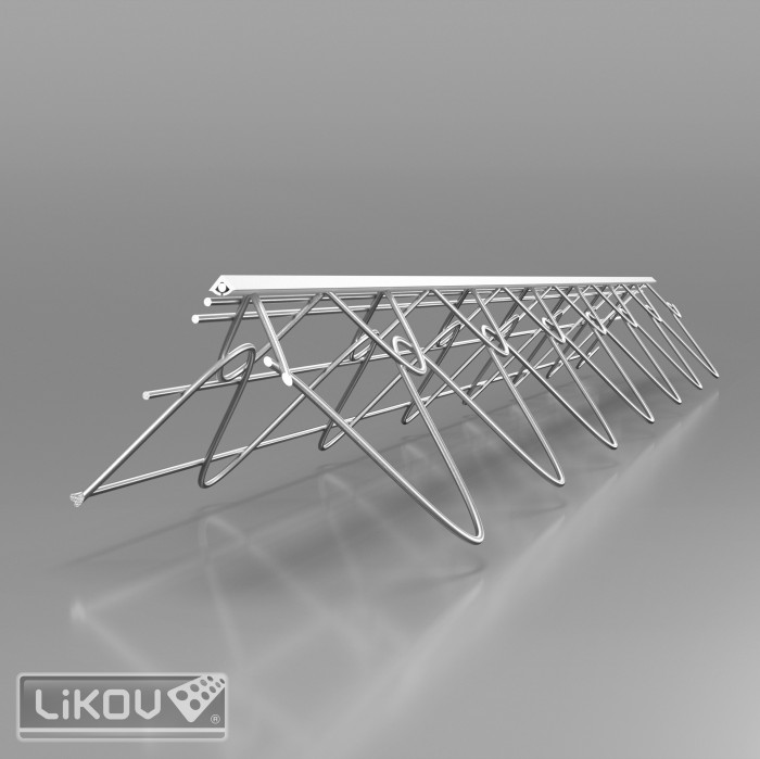 Roh drôtený klenbový s PVC hranou