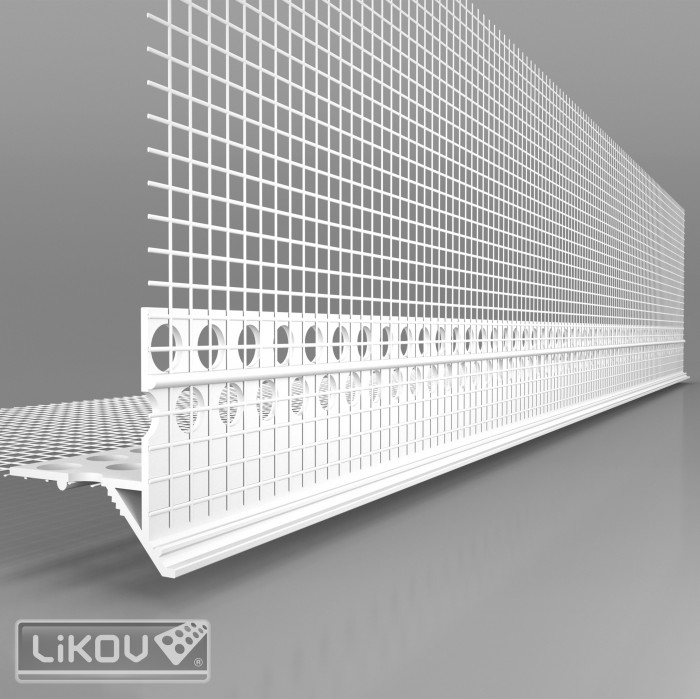 LTDU lišta s nepriznanou okapnicou