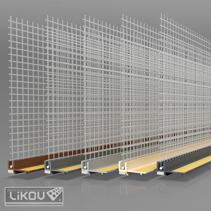 LS-VHL COLOR lišta okenná začisťovacia s lamelou